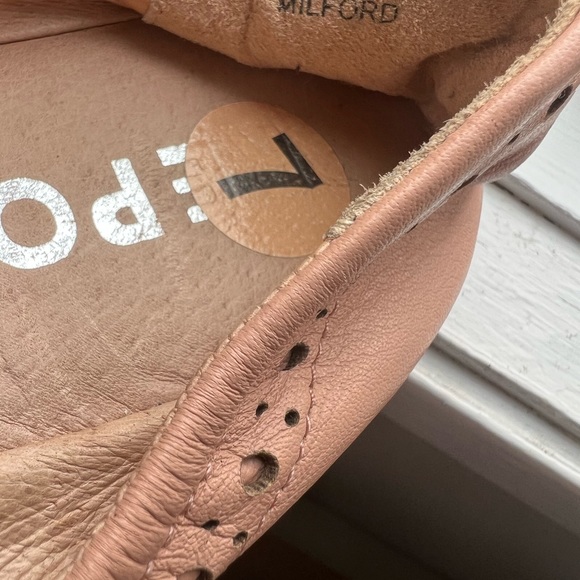 Leather pink flats - Picture 3 of 4